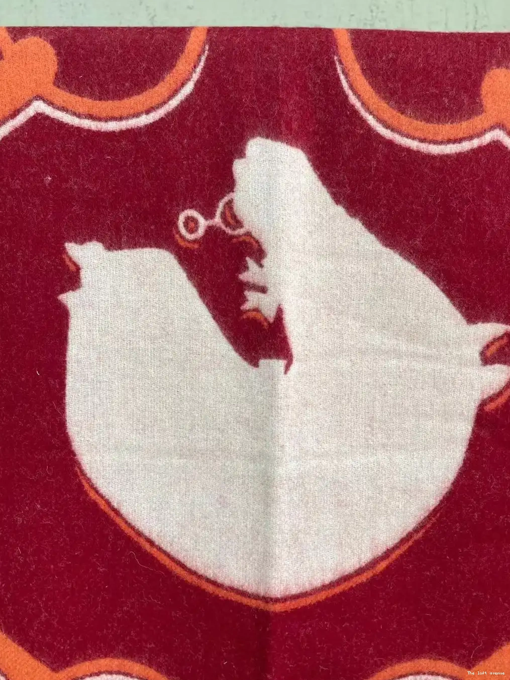 BLANKET TATERSALE WOOL THROW HERMES 0623